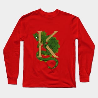 Green Dragon Letter K 2023 Long Sleeve T-Shirt